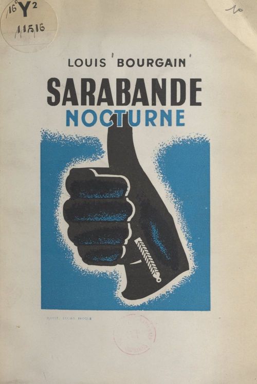 ebook cover of Sarabande nocturne, by Louis Bourgain