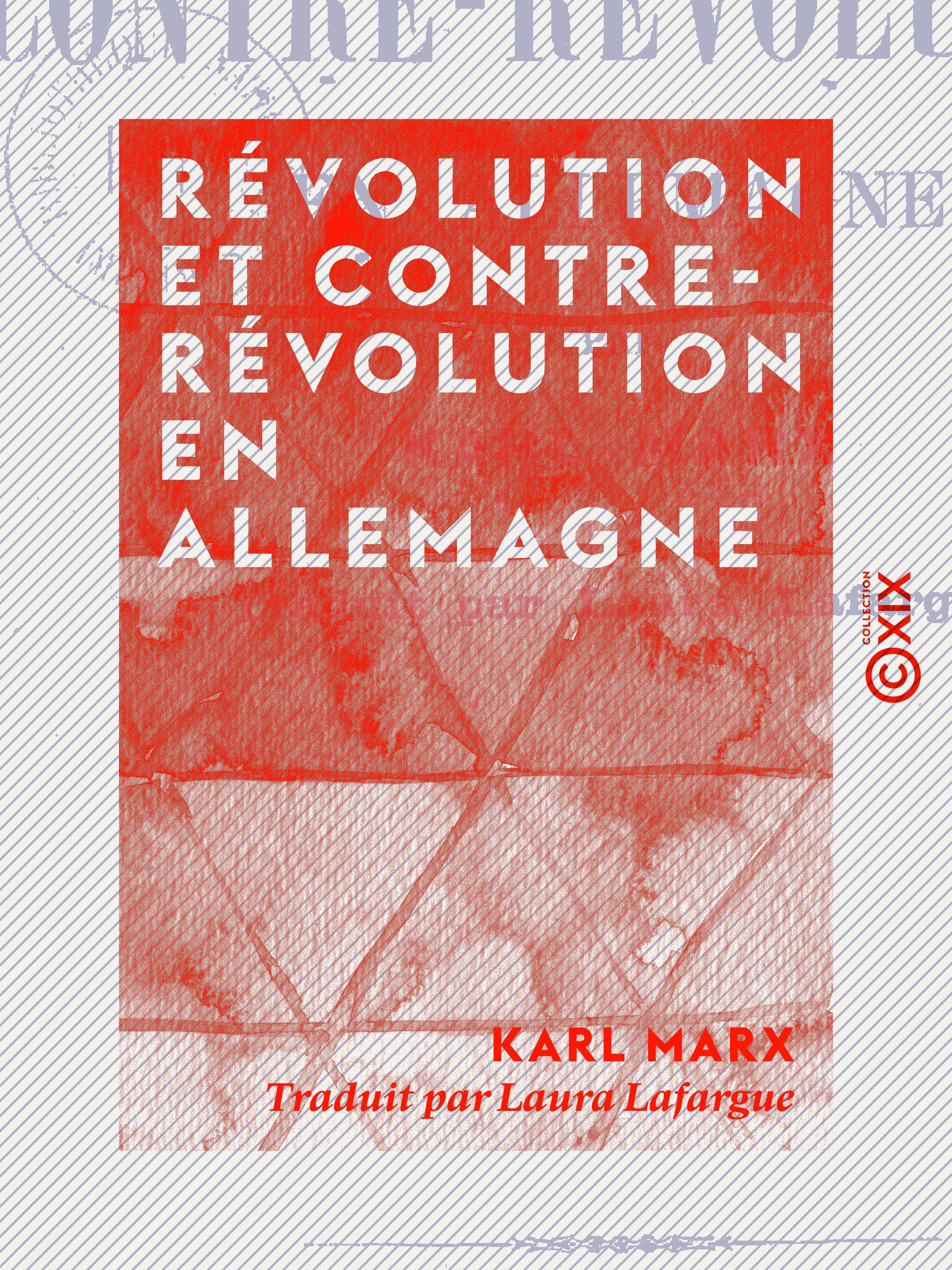 Couverture ebook de Révolution et Contre-Révolution en Allemagne, de Karl Marx