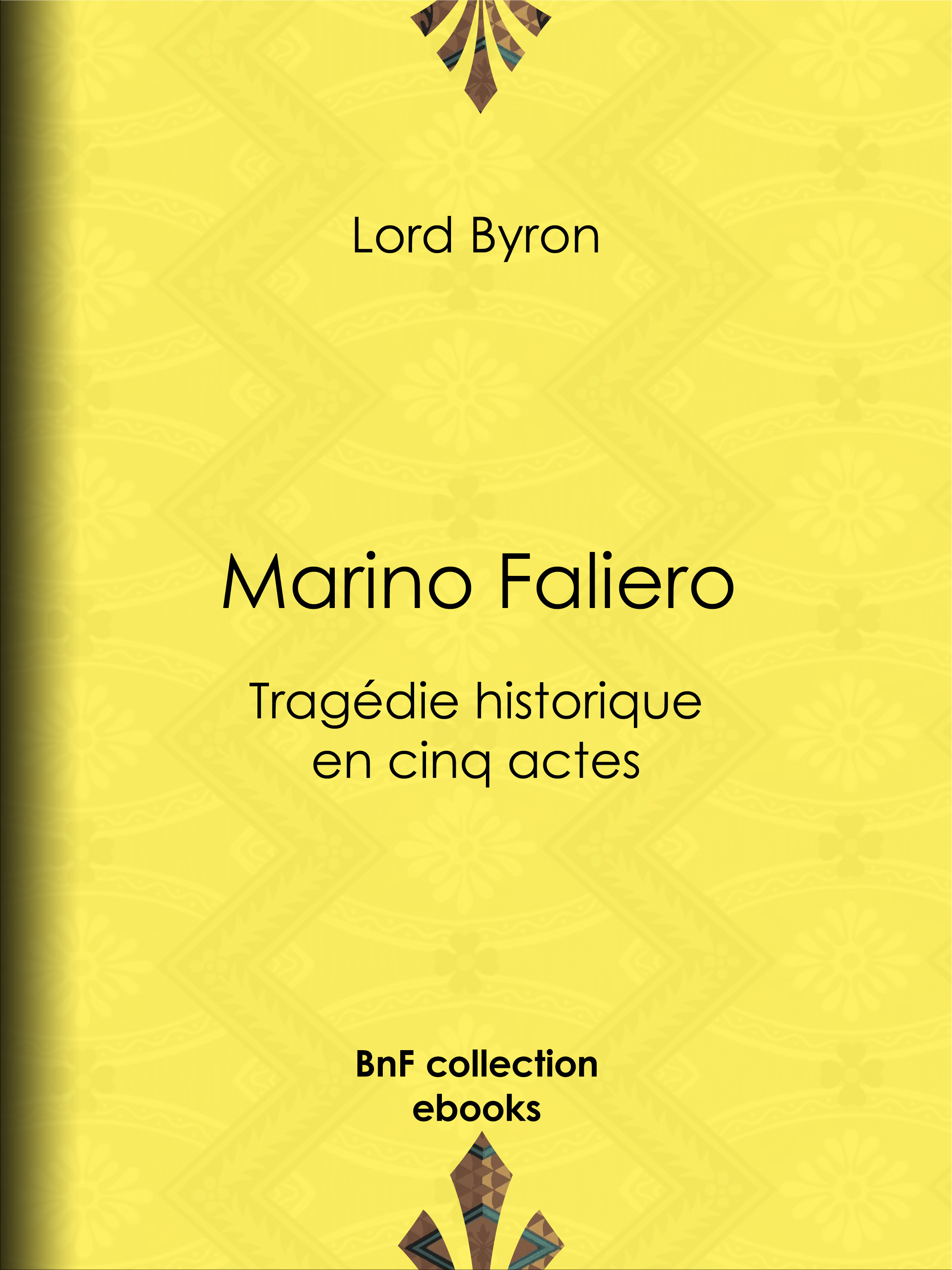 Couverture ebook de Marino Faliero, de Benjamin Laroche, Lord Byron