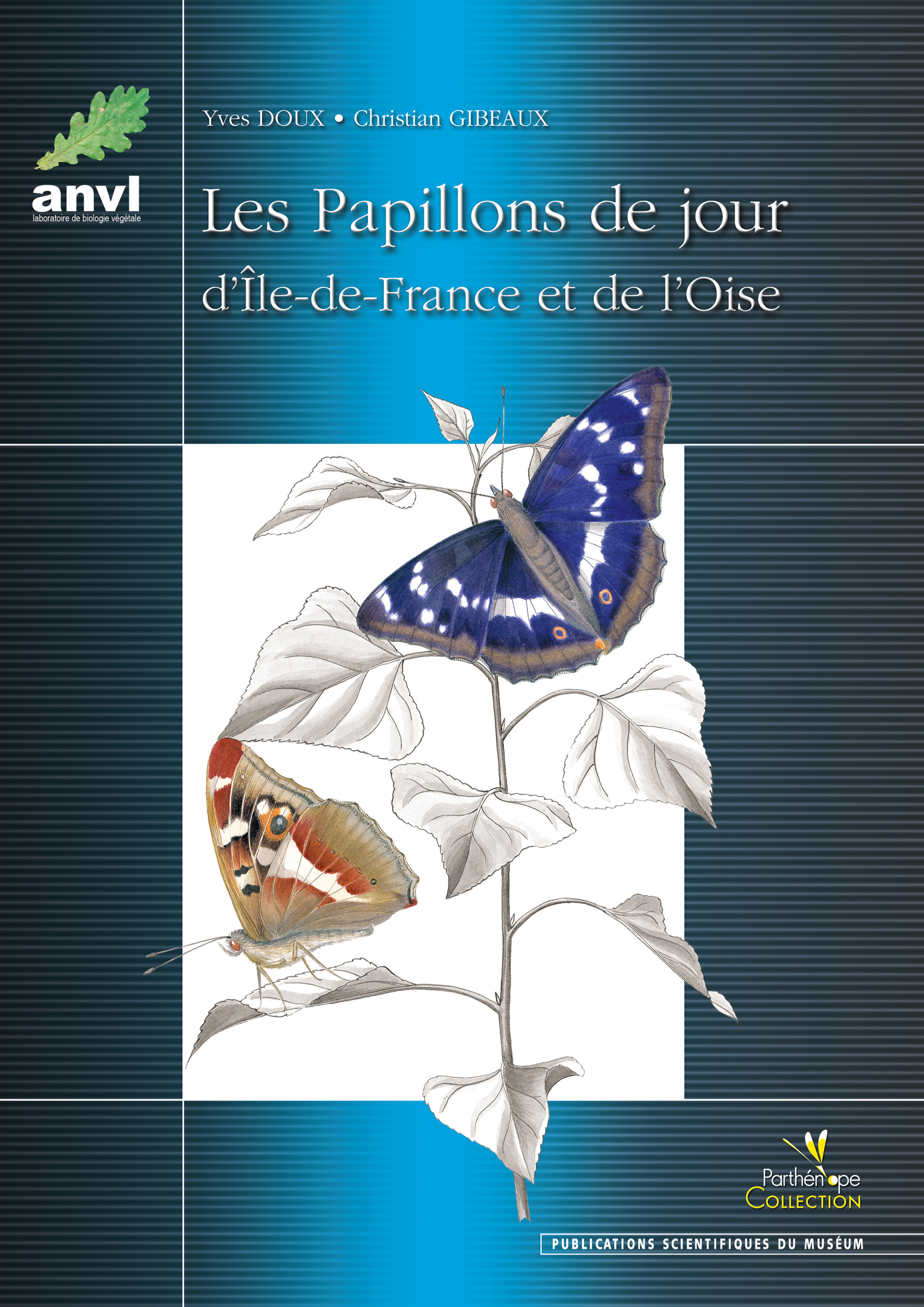 Couverture ebook de Les Papillons de jour d'Ile-de-France et de l'Oise, de Doux/Gibeaux