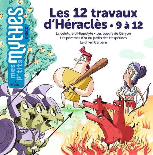 Couverture ebook de Les 12 travaux d'Héraclès - 9 à 12, de Bénédicte Solle