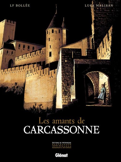 Couverture ebook de Les Amants de Carcassonne, de Luca Malisan