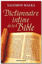 Couverture ebook de Dictionnaire intime de la Bible, de Salomon Malka