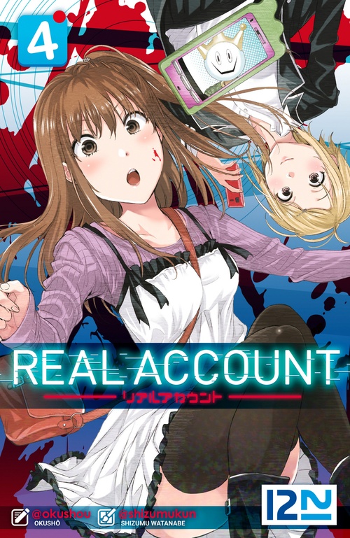 Couverture ebook de Real Account - tome 4, de Okushou, Shizumu Watanabe