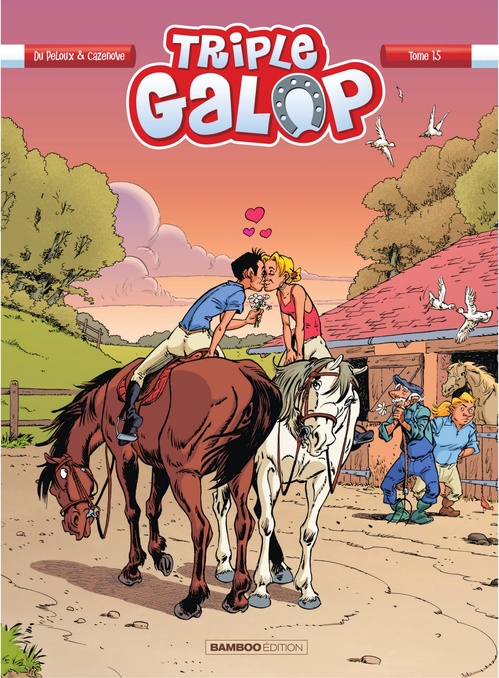 ebook cover of Triple Galop - Tome 15, by Christophe Cazenove, Du peloux