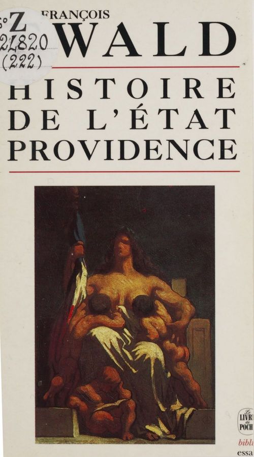 Couverture ebook de Histoire de l'Etat providence, de Ewald-F