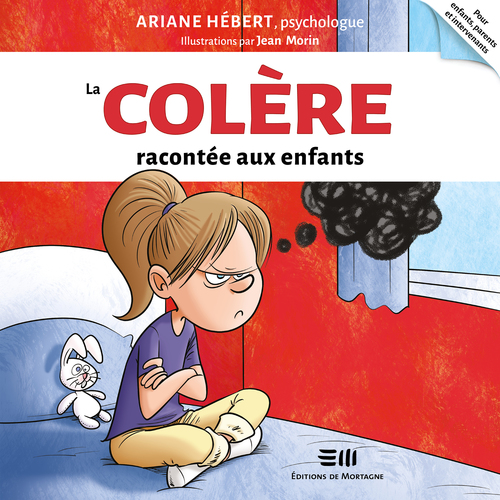 audiobook cover of La colère racontée aux enfants, by Ariane Hébert
