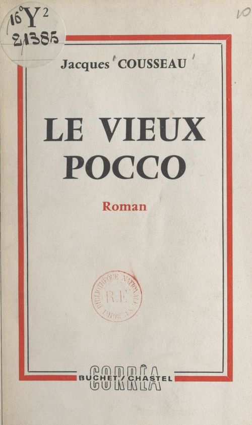 ebook cover of Le vieux Pocco, by Jacques Cousseau
