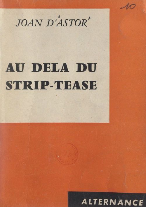 Couverture ebook de Au-delà du strip-tease, de Joan D'Astor