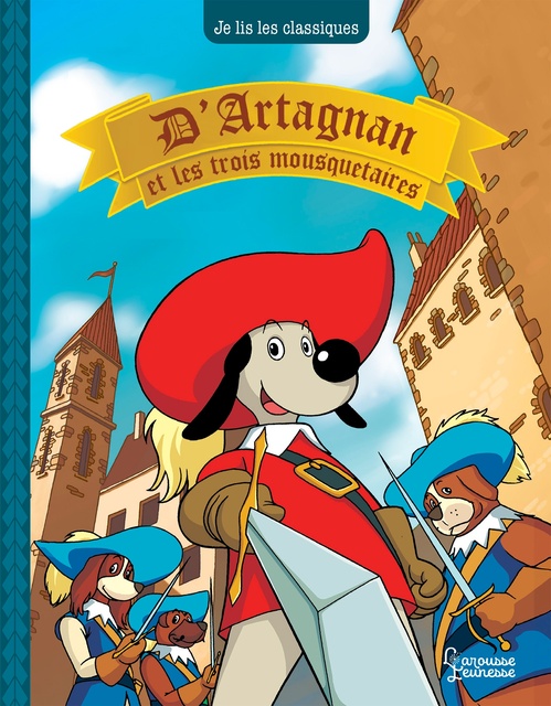 ebook cover of D'Artagnan et les 3 mousquetaires, by Laureen Bouyssou