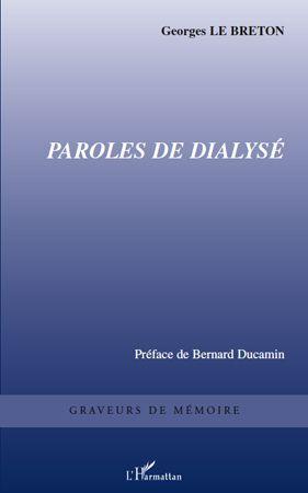 Couverture ebook de Paroles de dialysé, de Georges Le breton