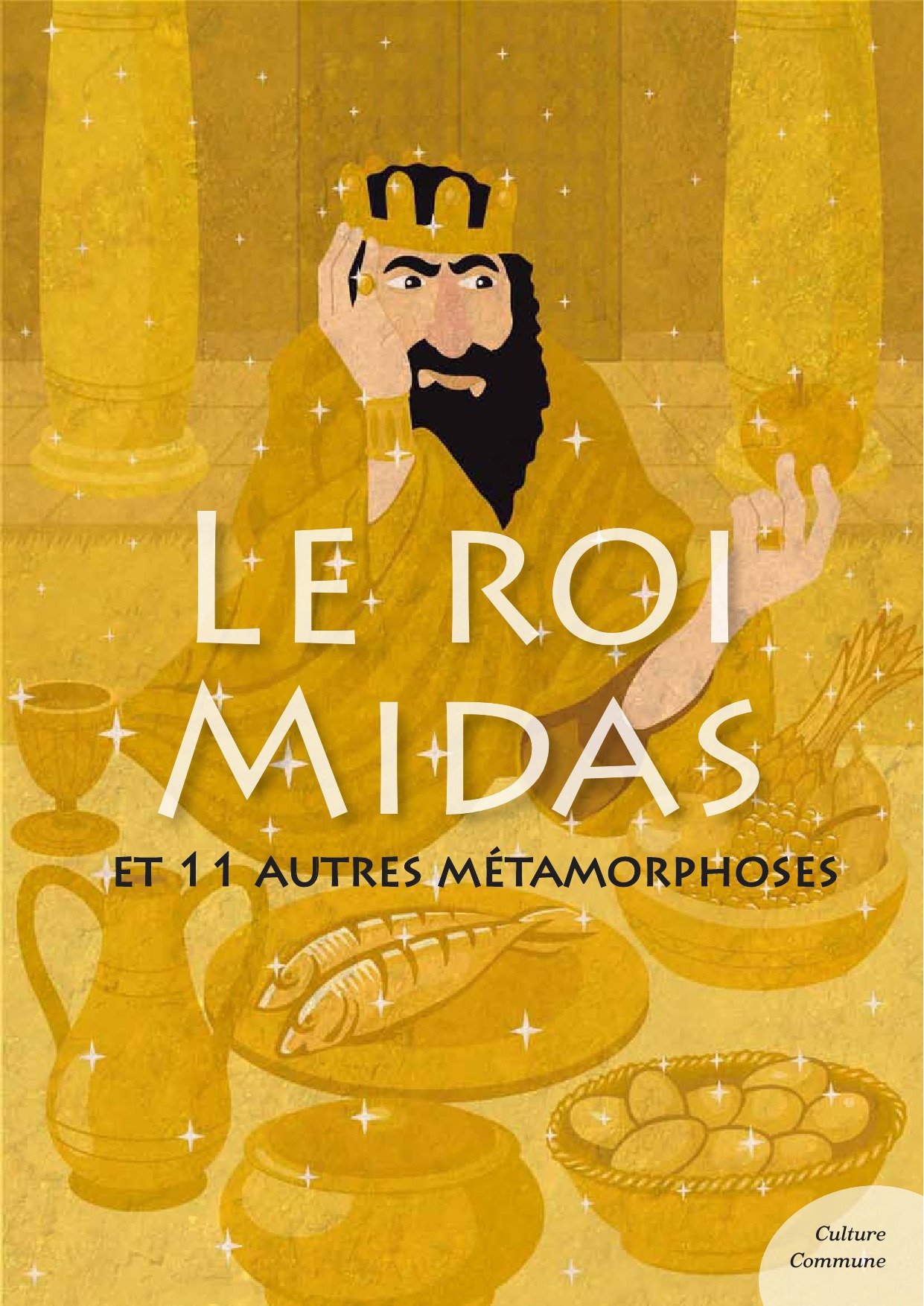 Couverture ebook de Le roi Midas (mythologie jeunesse), de Odile De Montalembert