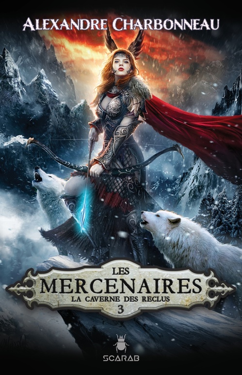 Couverture ebook de Les mercenaires - La caverne des reclus, de Alexandre Charbonneau