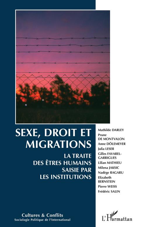 Couverture ebook de Sexe, droit et migrations, de