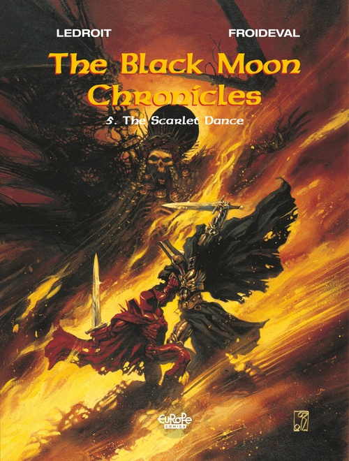 Couverture ebook de The Black Moon Chronicles - Volume 5 - The Scarlet Dance, de François Froideval