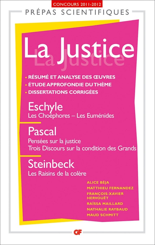 Couverture ebook de La Justice, de Collectif
