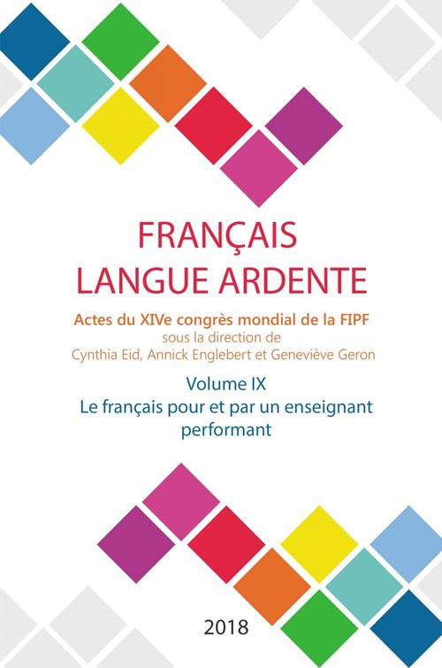 Couverture ebook de Le français pour et par un enseignant performant, de Fipf
