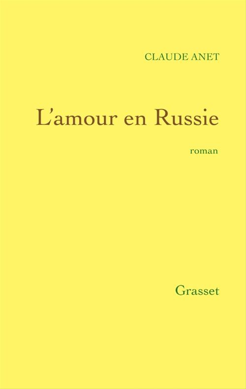 ebook cover of L'amour en Russie, by Claude Anet