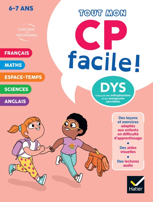 ebook cover of Mon CP facile ! Adapté aux enfants DYS ou en difficulté d'apprentissage  - 6/7 ans, by Evelyne Barge, Marco Overzee, Marie-Hélène Van Tilbeurgh