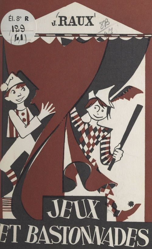 Couverture ebook de Jeux et bastonnades, de Jacques Raux