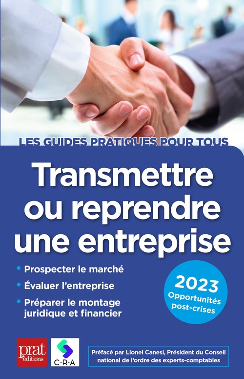ebook cover of Transmettre ou reprendre une entreprise 2023, by Cra