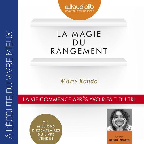 audiobook cover of La Magie du rangement, by Marie Kondo