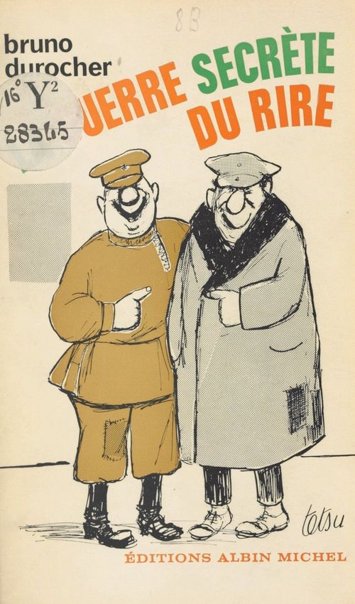 Couverture ebook de La guerre secrète du rire, de Bruno Durocher