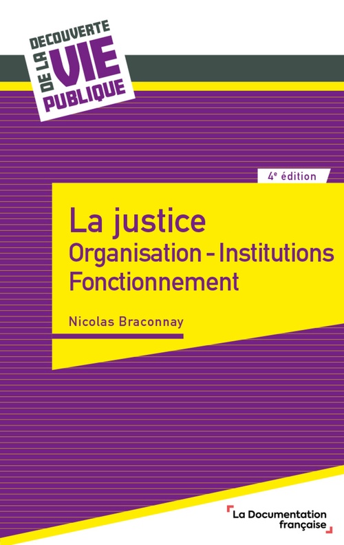 ebook cover of La justice, by Nicolas Braconnay