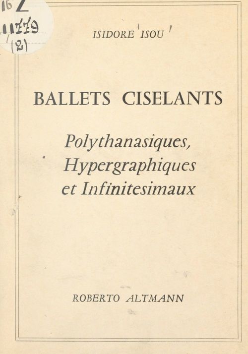 ebook cover of Ballets ciselants, by Isidore Isou
