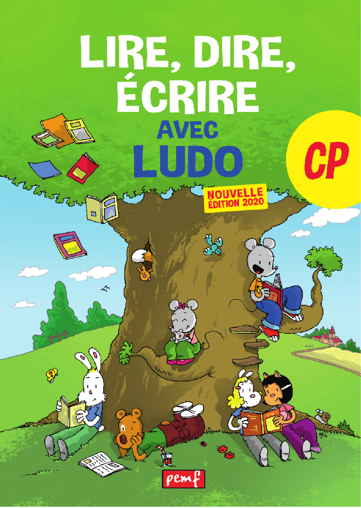 Couverture ebook de Manuel de l'élève - Méthode de lecture Ludo - Niveau CP - Edition 2020, de Michel Rius, Sandrine Wendling