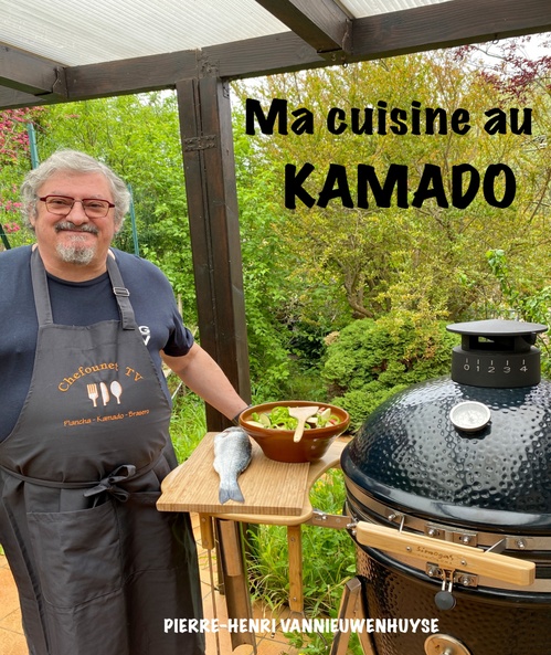 Couverture ebook de Ma cuisine au Kamado, de Pierre-Henri Vannieuwenhuyse