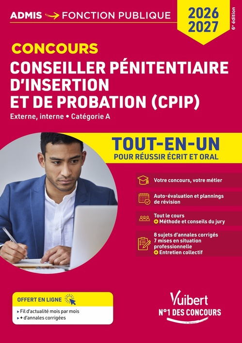 ebook cover of Concours Conseiller pénitentiaire d'insertion et de probation (CPIP) - Catégorie A - Tout-en-un, by Christophe Blondel-Deblangy, Pierre-Brice Lebrun