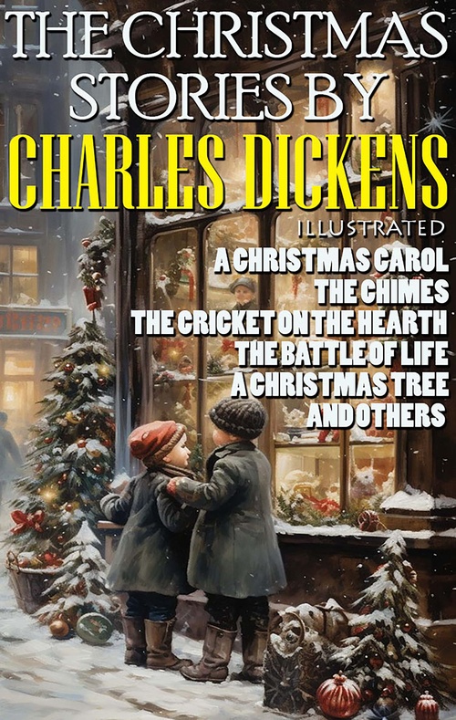 Couverture ebook de The Christmas Stories by Charles Dickens, de Charles Dickens