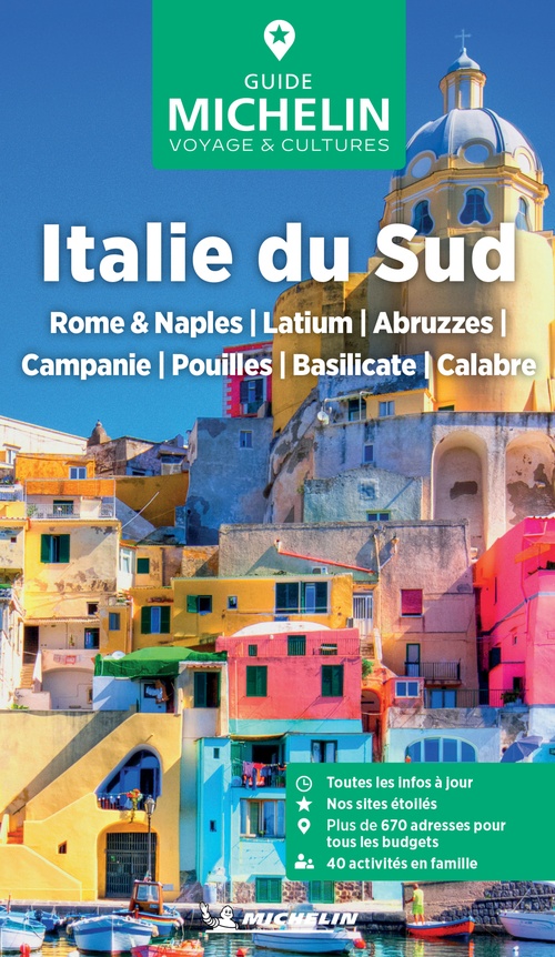 Couverture ebook de Guide Vert Italie du Sud, de Collectif