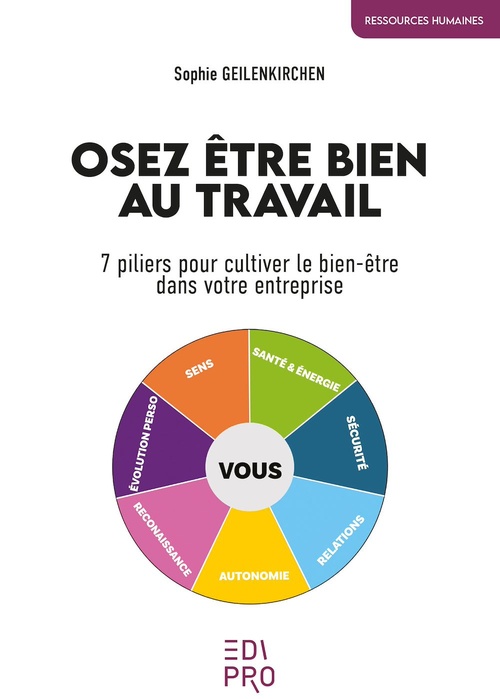 Couverture ebook de Osez être bien au travail !, de Sophie Geilenkirchen