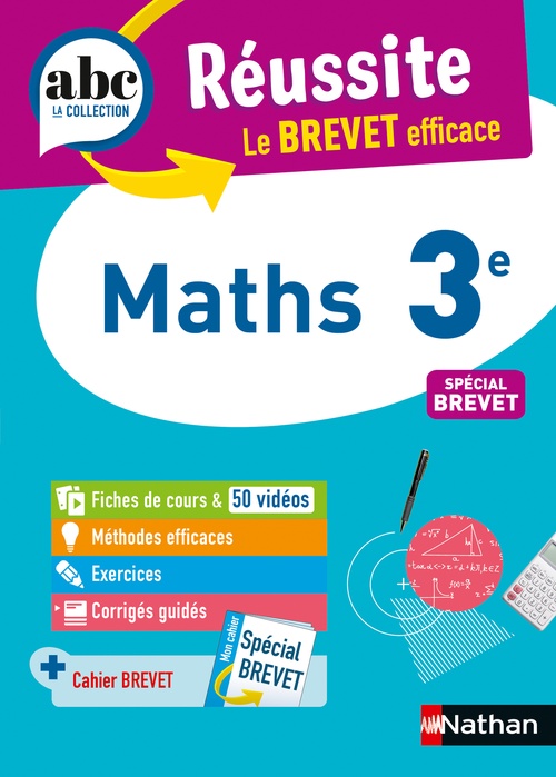 ebook cover of ABC Réussite-Maths 3e, by Carole Feugère, Gilles Mora