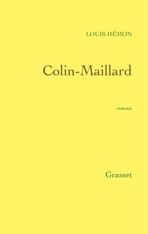 ebook cover of Colin-Maillard, by Louis Hémon