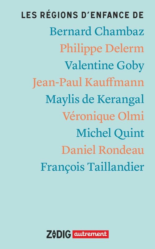 Couverture ebook de Les régions d'enfance, de Collectif