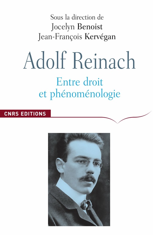 ebook cover of Adolf Reinach, by