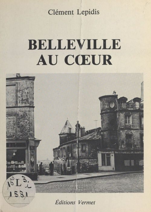 ebook cover of Belleville au coeur, by Clement Lepidis