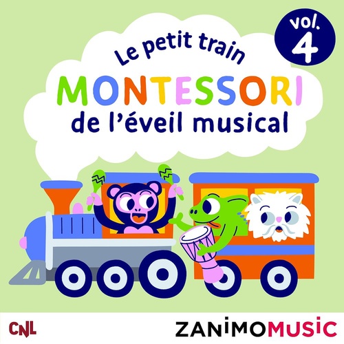 Couverture audiobook de Le petit train Montessori de l'éveil musical - Vol. 4, de Isabelle Palombi