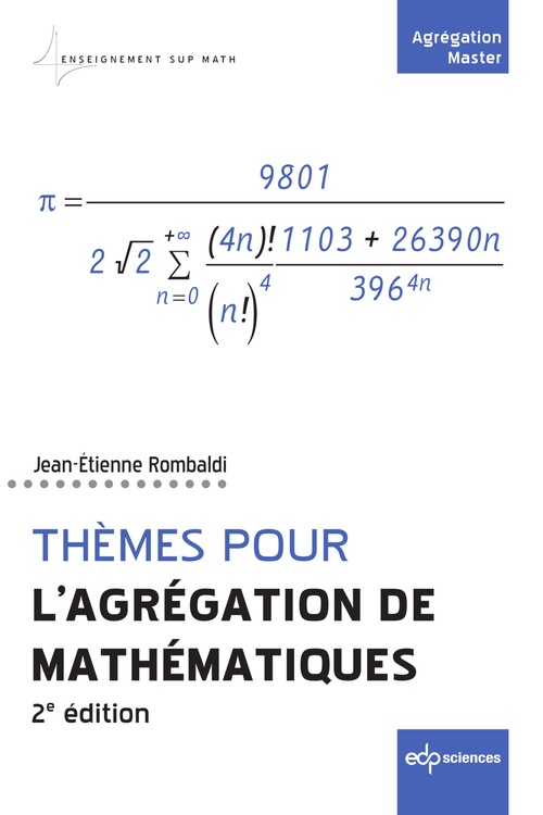 ebook cover of Thèmes pour l`Agrégation de mathématiques, by Jean-Etienne Rombaldi
