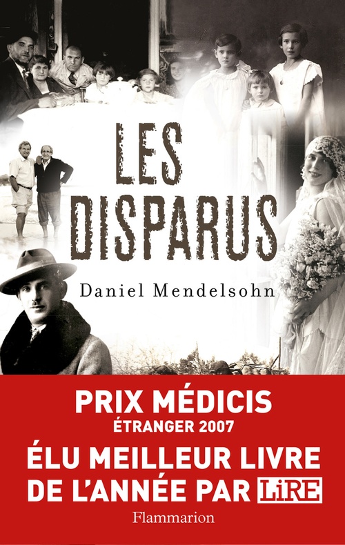 ebook cover of Les Disparus, by Daniel Mendelsohn