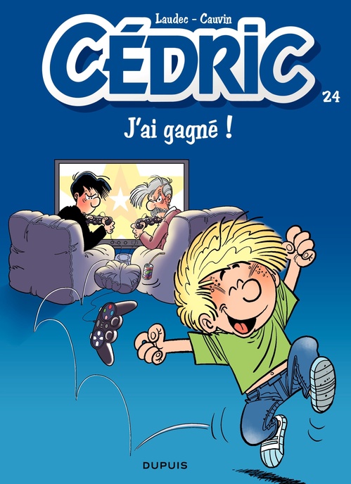 Couverture ebook de Cédric - Tome 24 - J'ai gagné !, de Raoul Cauvin, Laudec