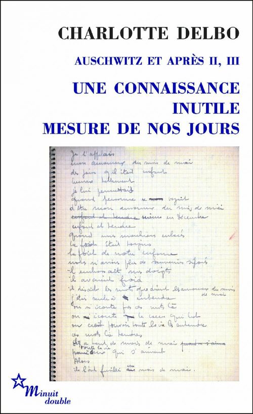 ebook cover of Une connaissance inutile - Mesure de nos jours, by Charlotte Delbo