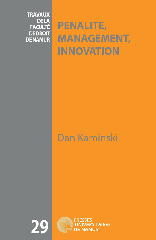 ebook cover of Pénalité, management, innovation, by Kaminski D.