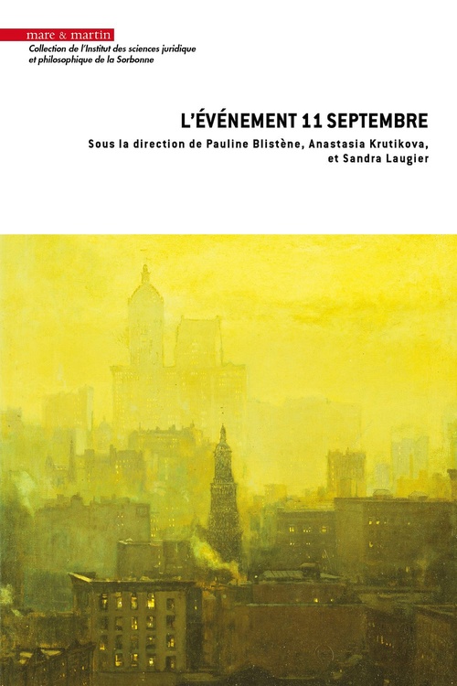 ebook cover of L'événement 11 septembre, by Collectif, Sandra Laugier, Pauline Blistène, Anastasia Krutikova