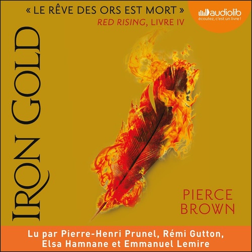 audiobook cover of Iron Gold - Red Rising, tome 4, by Pierce Brown