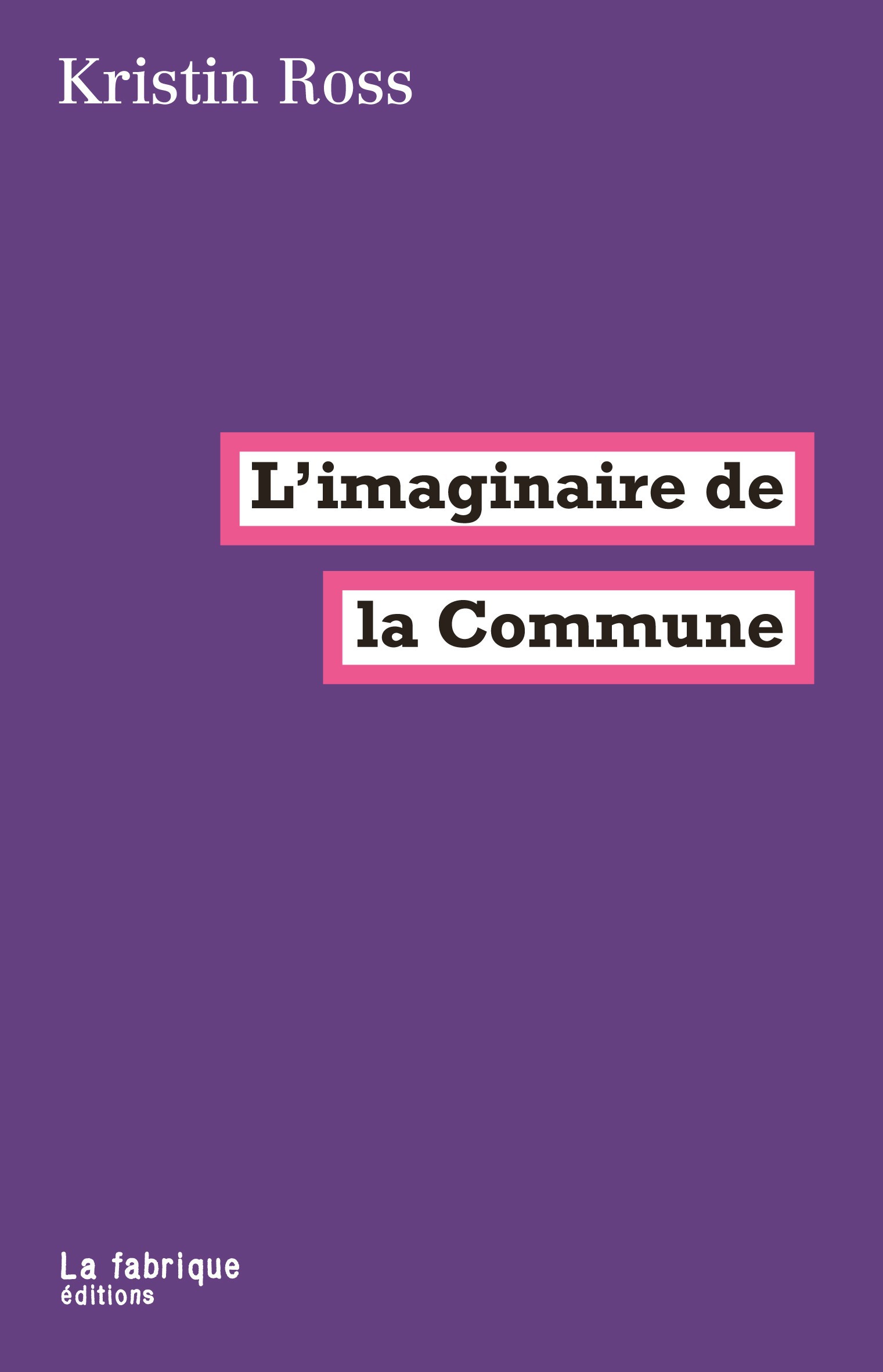 ebook cover of L'imaginaire de la Commune, by Kristin Ross