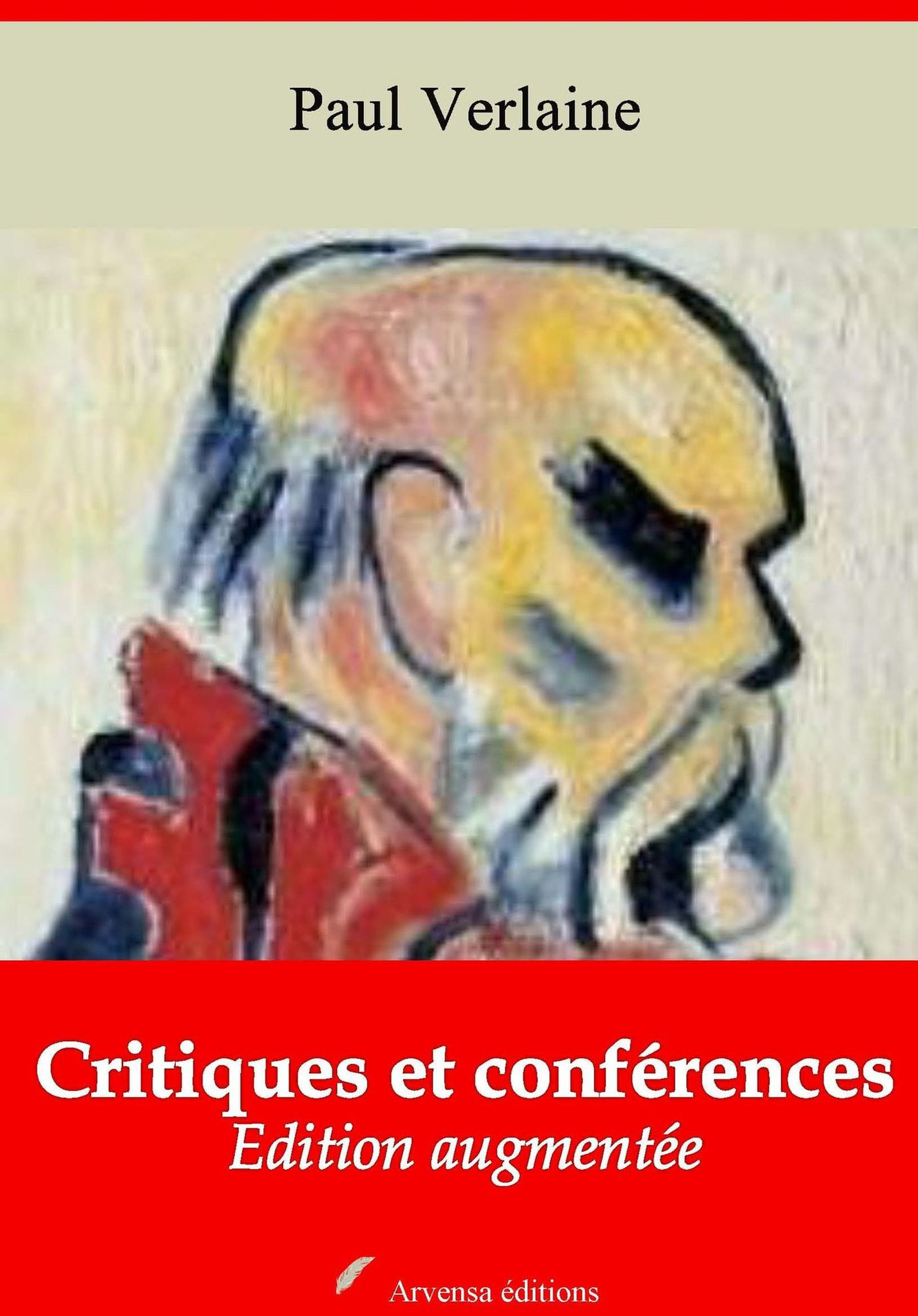Couverture ebook de Critiques et conférences - suivi d'annexes, de Paul Verlaine
